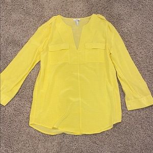Yellow joie blouse